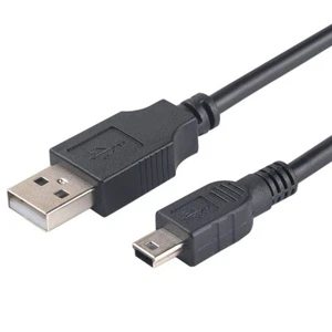 USB Play And Charge Cable For Sony Playstation 3 PS3 Controller Cable Black 1.8m - Picture 1 of 8