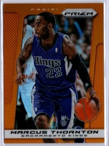 2013-14 Panini Prizms Basketball Orange Prizm #185 Marcus Thornton KINGS 56/60 - Picture 1 of 1
