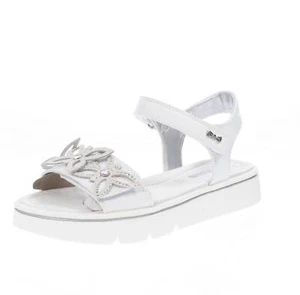Asso Sandali Plateau Con Strappi Bianco - Taglia 27 Scarpe Ragazza Junior - Foto 1 di 3
