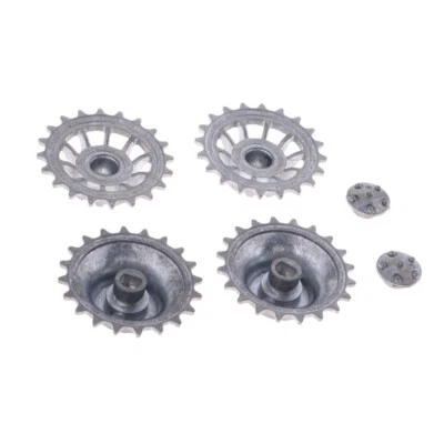4Pcs 5.5cm Driving Wheel for Henglong 3818-1 RC German Tank Parts Accessory - Image 1 of 4