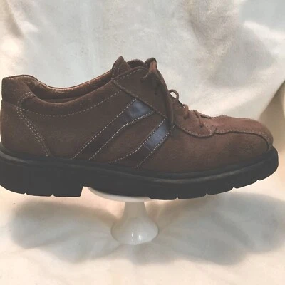 Rohde Hombres Talla 7 Zapatos Marrón Cuero/Gamuza Zapatos Vestido/casual/iglesia/trabajo Pan Foto 1 de 4