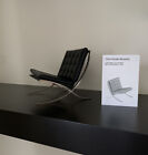 Vitra Design Museum Miniature Barcelona Chair - Mies van der Rohe - BLACK - Rare