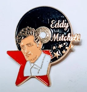 Original Metal Pin - THE EDDY MITCHELL - Französische Rockband Sängerin - Bild 1 von 3