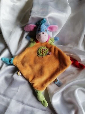 Doudou l'âne Bourriquet, orange, Disney Baby, Nicotoy - Photo 1/4