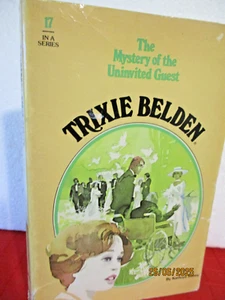 TRIXIE BELDEN #17 The Mystery of the Uninvited Guest  1977 PB Kathryn Kenny - Picture 1 of 8