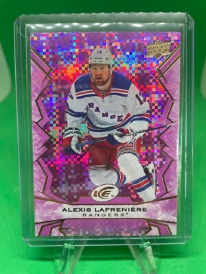 2022-23 Upper Deck UD Ice Purple #92 Alexis Lafreniere New York Rangers - Image 1 of 2
