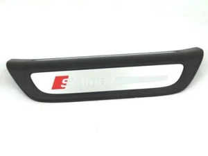 Genuine New AUDI S LINE REAR RIGHT DOOR SILL SCUFF PLATE Q3 8U 2011-2018 Sline  - Picture 1 of 3