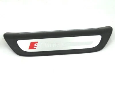 Genuine New AUDI S LINE REAR RIGHT DOOR SILL SCUFF PLATE Q3 8U 2011-2018 Sline  - Image 1 of 3