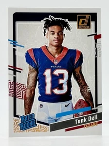 2023 Donruss Rated Rookie Portrait #21 Tank Dell RC Houston Texans - Bild 1 von 2