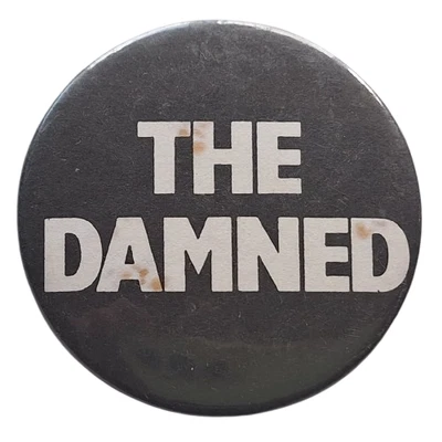 The Damned Circa 1977 Large 55mm Punk Pin Badge - Image 1 of 2