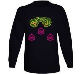 Battletoads Title Screen Video Game Nes Long Sleeve T Shirt