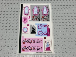 New LEGO Sticker Sheet Only 41152 Sleeping Beauty's Fairytale Castle Disney - Picture 1 of 1
