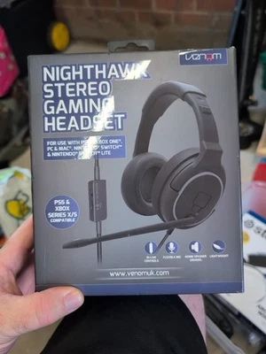 Venom Nighthawk VS2855 Stereo Gaming Headset - Black - Image 1 of 4
