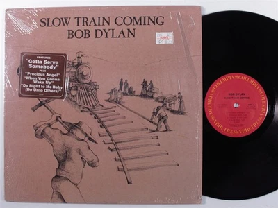 BOB DYLAN Slow Train Coming COLUMBIA LP VG+ SHRINK a - Image 1 of 2