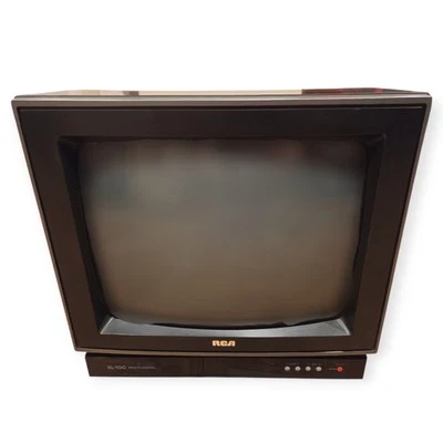 RCA XL-100 CRT Retro Wood Grain Gaming TV 13” Model EMR358WR No Remote AS IS  - Image 1 of 4