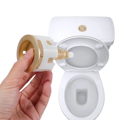 Dual Flush Toilet Push Button Round Replacement Cap for Toilet Water Tank Repair - Image 1 of 4