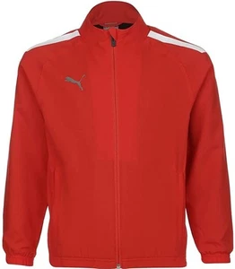 Puma Unisex Children Teamliga Sports Jacket Training Jacket Size 116 Red/White - Picture 1 of 3