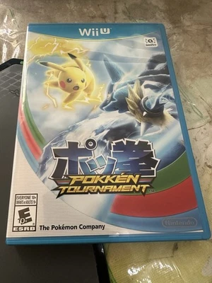 Pokken Tournament Nintendo Wii U WiiU 2016 TESTED & WORKING No Card - Image 1 of 4