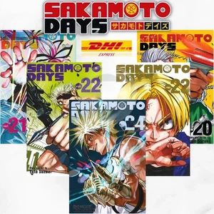 Sakamoto Days Manga Band 1-24 englische Version Comics Half/Full Set -DHL - Bild 1 von 71