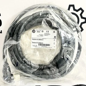 Allen Bradley 889M-R19RM-5 Cable 5M 19-Pin Right Angle Male Connector - Picture 1 of 5