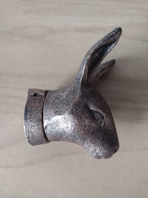 Solid Heavy Hare Rabbit Door Knocker in antique bronze finishElegant Stylish  - Image 1 of 3