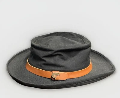 Goorin Bros Negro "Granadero" Artículos Deportivos Paño de Aceite Boonie Sombrero de Pesca XL Foto 1 de 4