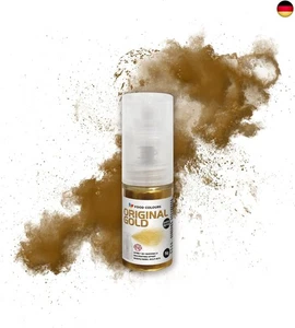 Essbares Glitzerspray ORIGINAL GOLD 5G Lebensmittelfarbe in einer Pumpe, - Bild 1 von 2