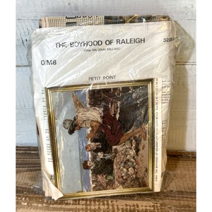 Vintage Penelope Needlepoint Kit "The Boyhood of Raleigh" After Sir John Millais - Picture 1 of 4