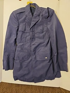 Vintage Military US Air Force Dress Uniform Herren Wollmantel 34R LESEN - Bild 1 von 4