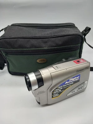 JVC GR-FX11 Compact VHS Camcorder C Digital Tape FX11EG In Case - Image 1 of 4