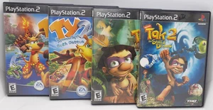 PS2 Kids Action/Adventure Game Bundle of 4: Tak 2, Tak, TY 2 & TY... - Picture 1 of 14