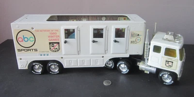 Remolque deportivo Nylint 1980 WINTER GAMES ABC SEMIRREMOLQUE JUGUETE Wide World of Sports Foto 1 de 4