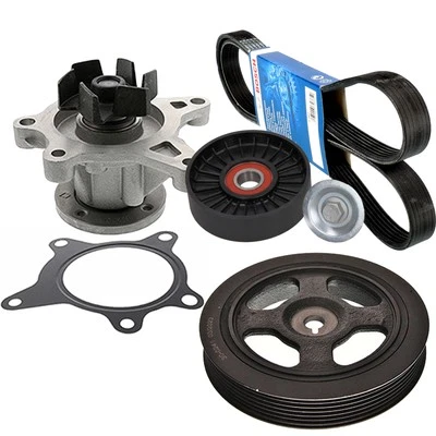 BOSCH 6PK1256 Keilrippenriemen + Rep-Satz für HYUNDAI i20-i40 KIA CEED mit Klima - Bild 1 von 4