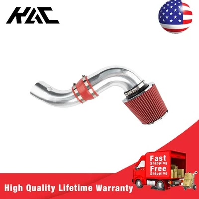 Kit de admisión de aire frío de 3,5" filtro rojo apto para Chevrolet S10 V6 1996-2003 4,3 L Foto 1 de 4