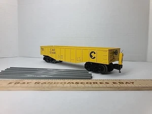 Mth RailKing O-27 Gauge 33-7203 W/EOT Installed Chessie Gondola I-Beam Load Ex/b - Picture 1 of 13