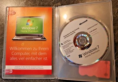 Windows 7 Home Premium OEM DVD with Case and Manual - Bild 1 von 2
