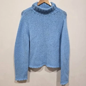Scanlan Theodore Jumper AUS S/10 US6 Sky Blue Italian Cashmere Knit Sweater - Picture 1 of 10