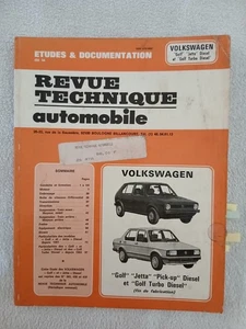 RTA - VOLKSWAGEN GOLF JETTA PICK-UP DIESEL ET GOLF TURBO DIESEL - Imagen 1 de 7