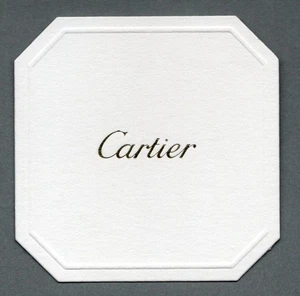 Carte publicitaire - advertisig card -  Cartier - Picture 1 of 1
