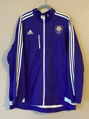 Men’s 2XL NWOT 2015 Orlando City SC Adidas Full Zip Track Jacket - Image 1 of 4