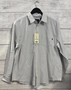 Pantalón Corto Dockers Water Less Gris Claro Oxford Ajuste Regular Abotonado Hombres Talla Grande  - Imagen 1 de 3