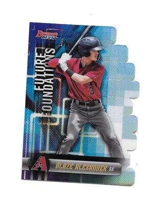 Blaze Alexander 2019 Bowmans Best Baseball Prospect Future Foundations Die-Cut - Image 1 of 2