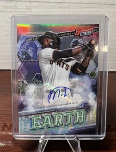 Marco Luciano 2022 Bowman's Best Elements EARTH Auto /99 Giants #EE-11 - Picture 1 of 2