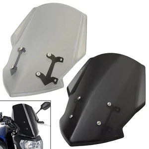 Windscreen Windshield Visor Cover with Holder For YAMAHA FZ07 MT-07 2018-2020 - Picture 1 of 17