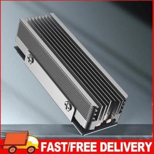 M.2 SSD-Kühlkörper, 2 Kupfer-Heatpipes, Kühler für M.2 NVMe 2280 SSD (grau) - Afbeelding 1 van 8