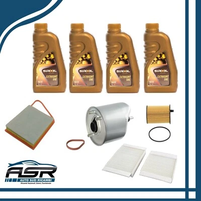 KIT TAGLIANDO PEUGEOT 207-208-2008-CITROEN C3-DS3 1.4-1.6 HDI + 4LT OLIO 5W30  - Imagen 1 de 2