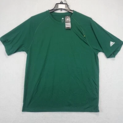 Camiseta Adidas Para Hombre Grande Rendimiento Climalite Verde Absorbe Humedad 2996A Foto 1 de 4