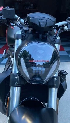 LED Projection Headlight  . Ducati Monster 821 / 1200 / 1200R / 1200S . USA Ship - Image 1 of 4