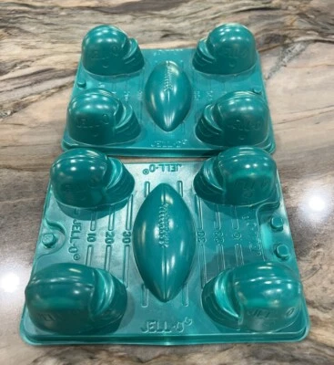 2 Jello Jigglers Jello Molds NFL Football Super Bowl Game Day Jello Shots - Image 1 of 3