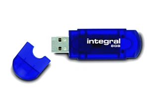 Pen Drive Memory Stick 8 GIG Integral EVO 8 GB USB 2.0 Flash Drive - Imagen 1 de 1